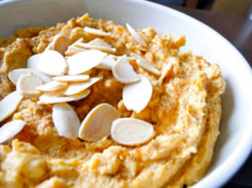 vegan sweet potato hummus