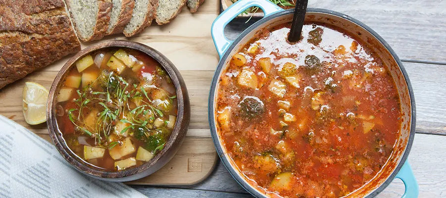 Vegan Minestrone Soup by Gwen Eager