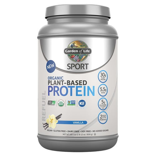 Sport Organic Plant Protein, Vanilla - 806g