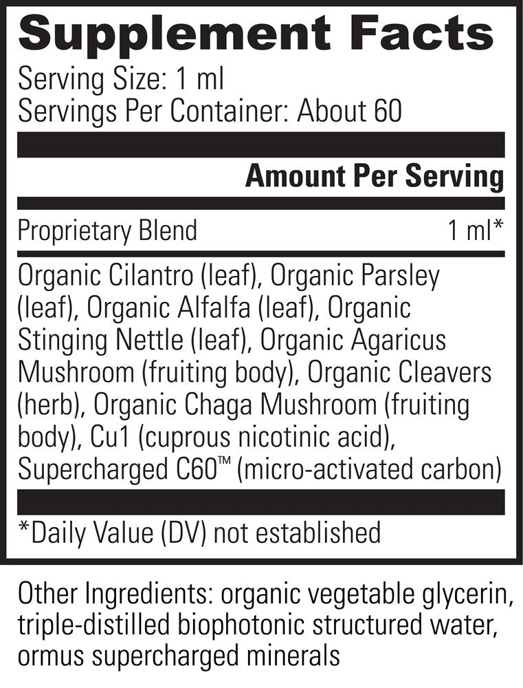 Heavy Metal & Chemical Binder - 59.2ml