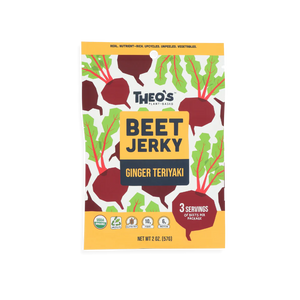 Organic Beet Jerky - Ginger Teriyaki - 6 x 57g