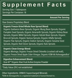 Organic Super Greens 270g