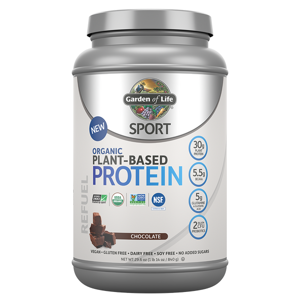 Sport Organic Plant Protein, Chocolate - 840g